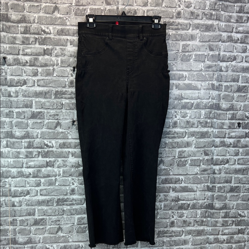 SPANX Black High-Waisted Jeans‎